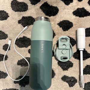 LARQ Bottle PureVis Double-Wall Insulated Water Bottle in Two-Tone Green